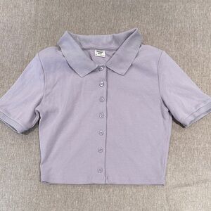 Sunday Best Lavender Crop Top
